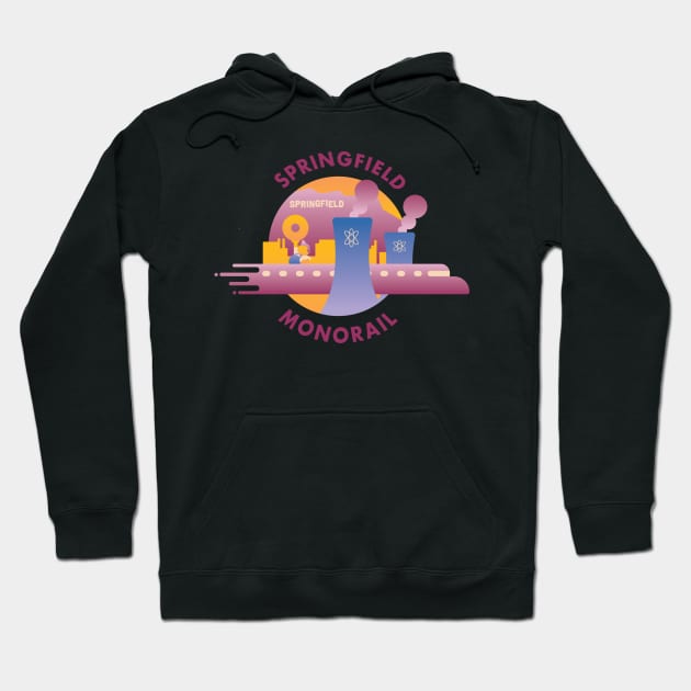 Springfield Monorail Hoodie by winstongambro